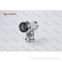 Stainless Steel Press Fitting Equal Tee